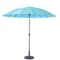 Shanghai Parasol - 2.7m - Aqua -Greeny Sales 10117572 Aqua Shanghai Parasol 3