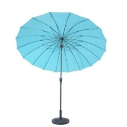 Shanghai Parasol - 2.7m - Aqua -Greeny Sales 10117572 Aqua Shanghai Parasol 4