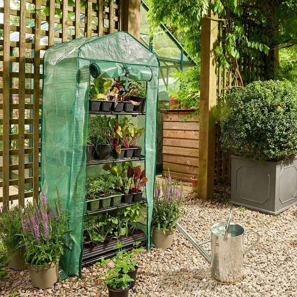 Premium 4 Tier Compact Growhouse 1 Premium 4 Tier Compact Growhouse