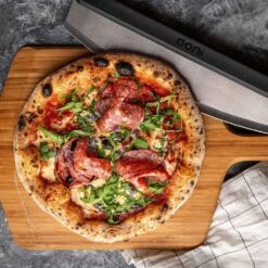 Ooni Bamboo Pizza Peel & Serving Board 12 Inches 9 Ooni Bamboo Pizza Peel & Serving Board 12 Inches -Greeny Sales 10227057 Ooni Accessories Shoot Lifestyle Nic 3