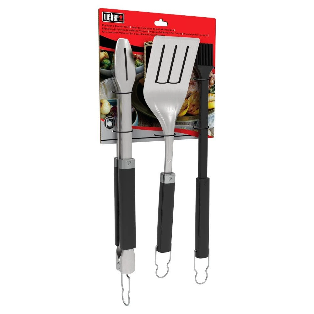 Weber Precision 3 Piece Grill Tool Set 4 Weber Precision 3 Piece Grill Tool Set - Image 4