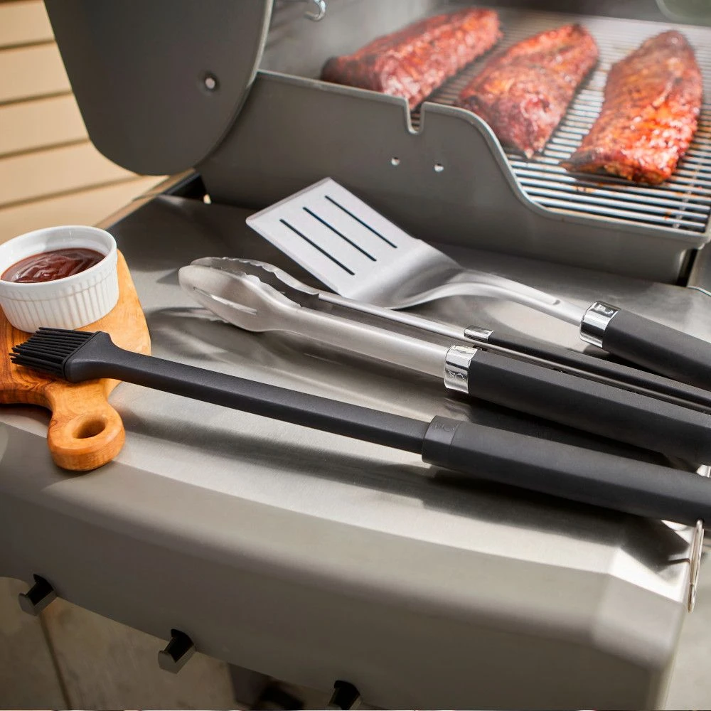 Weber Precision 3 Piece Grill Tool Set 1 Weber Precision 3 Piece Grill Tool Set