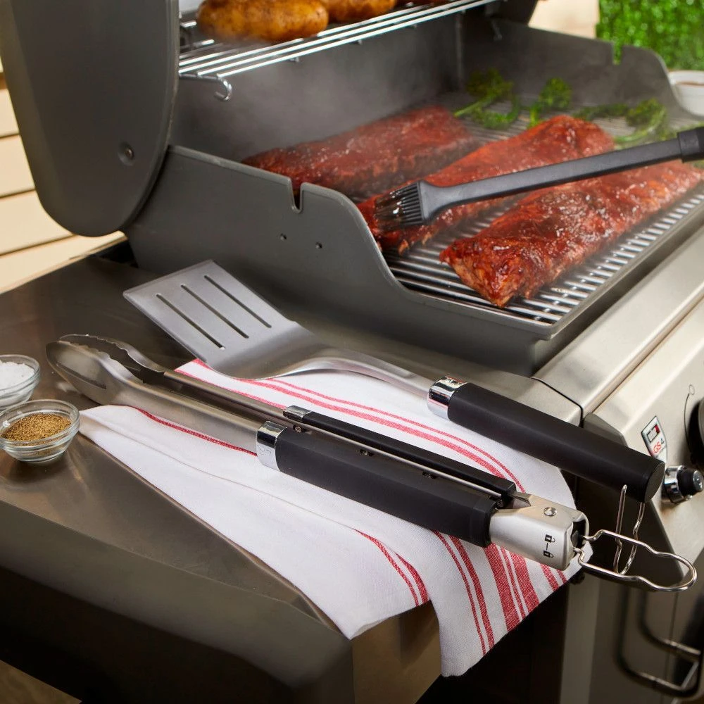 Weber Precision 3 Piece Grill Tool Set 2 Weber Precision 3 Piece Grill Tool Set - Image 2