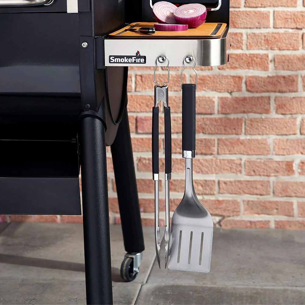 Weber Precision Barbecue Tongs & Spatula Set 1 Weber Precision Barbecue Tongs & Spatula Set