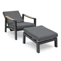 Kettler - Elba Relaxer - Garden Furniture -Greeny Sales 10233268 0393139 0200 Elba Relaxer with foot stool reclined Studio