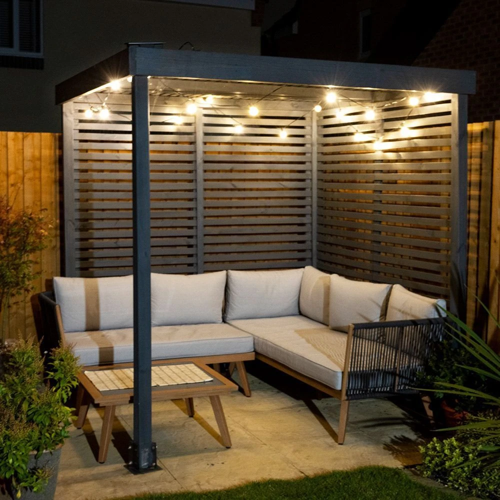 Direct - Modular Pergola With 2 Sides Set 2 Direct - Modular Pergola With 2 Sides Set - Image 2