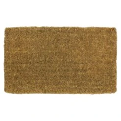 Ryburn Plain Natural Coir Doormat 40cm X 68cm