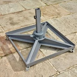 Bramblecrest - Steel Side Post Parasol Base With Wheels 7 Bramblecrest - Steel Side Post Parasol Base With Wheels -Greeny Sales 10256956 PBSW1 3