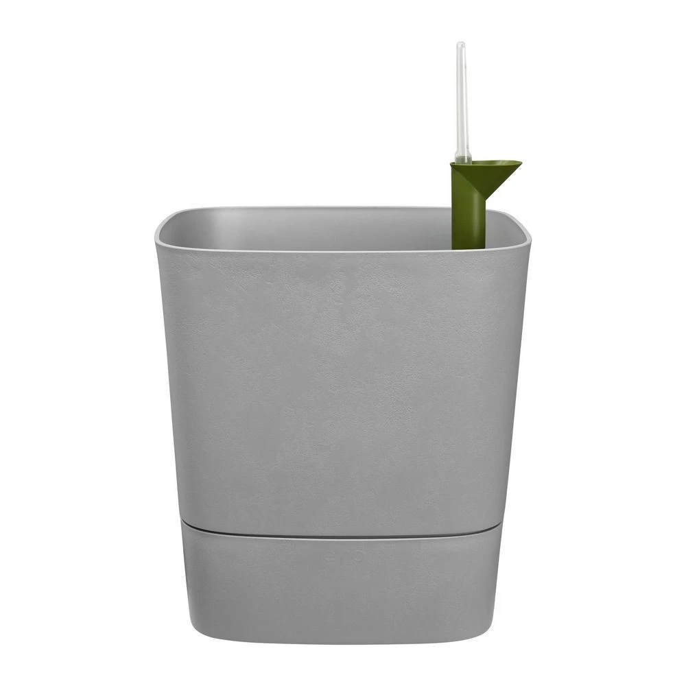 Elho Greensense Aqua Care Planter - Light Concrete 30cm 3 Elho Greensense Aqua Care Planter - Light Concrete 30cm - Image 3