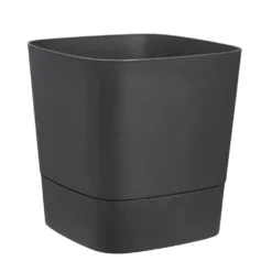 Elho Greensense Aqua Care Planter - Charcoal Grey 30cm -Greeny Sales 1027643720 201027644020 20Greensense20Aqua20Care20square20charcoal20grey208 1