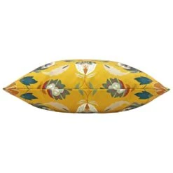 Folk Flora - Ochre - Outdoor Cushion -Greeny Sales 1028442620 20FFLORA CC5 OCH 2 2400x