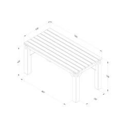 Forest Direct - Forest Modular Corner Bench And Trellis Garden Seating Set - Garden Furniture -Greeny Sales 1028860420 20MODSEAT3 12