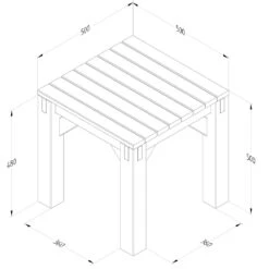Forest Direct - Forest Modular Corner Bench And Trellis Garden Seating Set - Garden Furniture -Greeny Sales 1028860420 20MODSEAT3 13