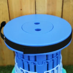 Blue & Green Telescopic Stool -Greeny Sales 10291561 Blue Stool Seat